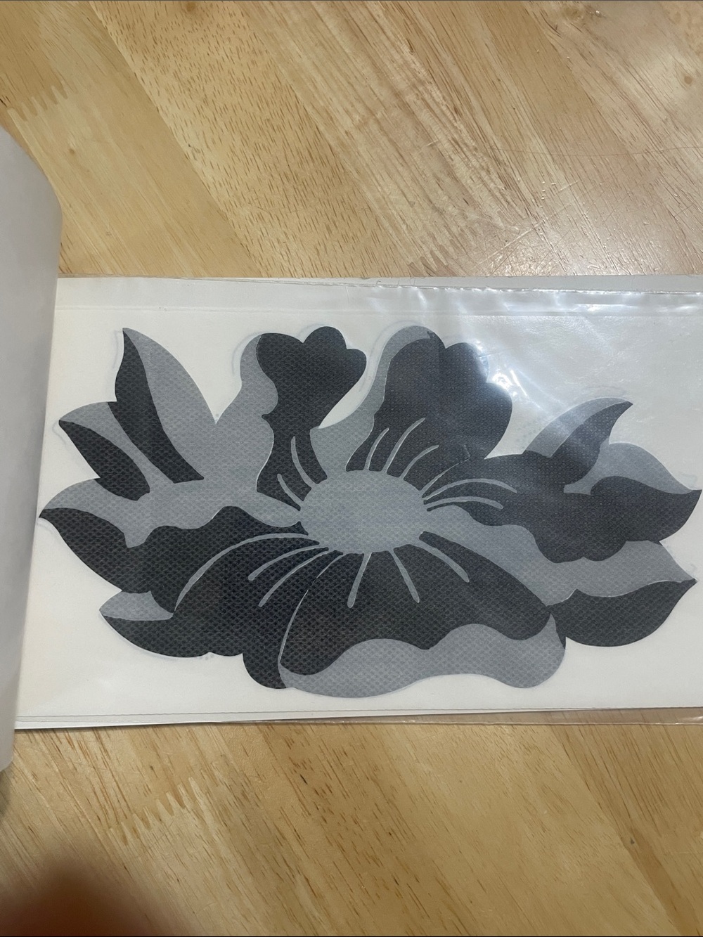 - Black & Gray Flower nipple covers